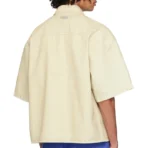 Beige B1ARCHIVE Camp Denim Shirt Back