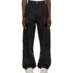Black B1archive Wide Leg Cargo Pants
