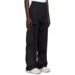 Black B1archive Wide Leg Cargo Pants Side