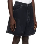 Black B1ARCHIVE Carpenter Denim Shorts Side