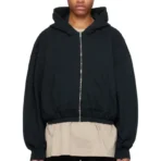 Elastic Waist Zip-Up Hoodie - Image 6