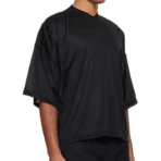 Black B1ARCHIVE Football Jersey T-shirt Side