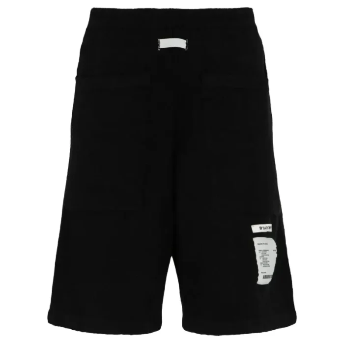 Black B1ARCHIVE Logo-Detailing Bermuda Shorts Back