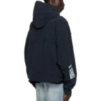 Black B1ARCHIVE Logo Oversized Hoodie Back