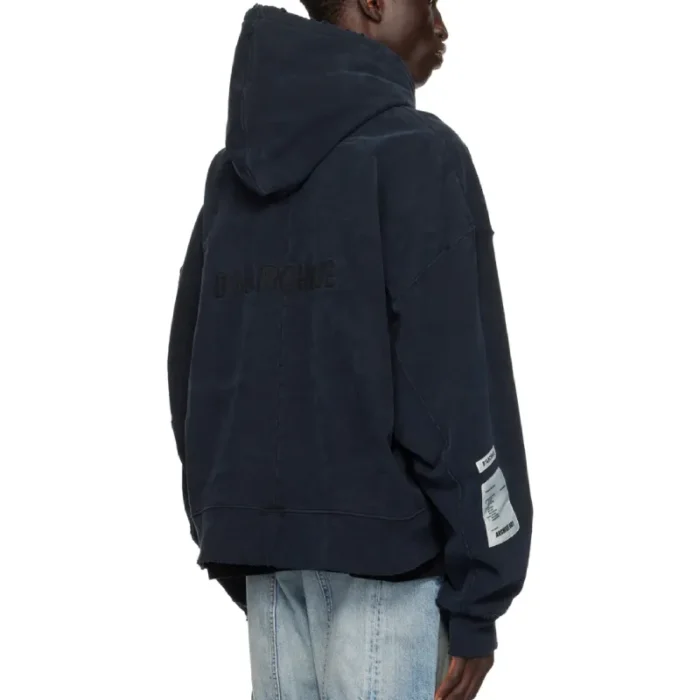 Black B1ARCHIVE Logo Oversized Hoodie Back