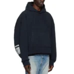 Black B1ARCHIVE Logo Oversized Hoodie Side