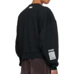 Black B1ARCHIVE Oversized Crewneck Sweatshirt Back