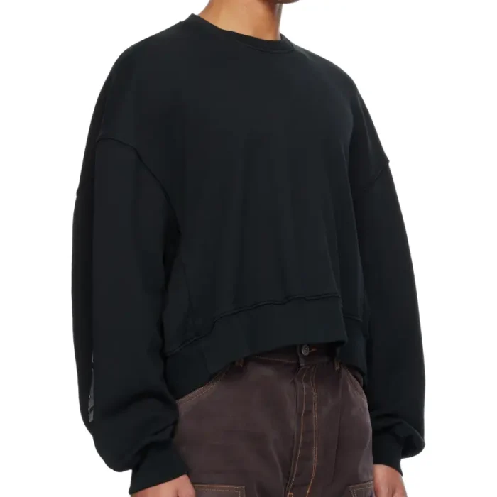 Black B1ARCHIVE Oversized Crewneck Sweatshirt Side