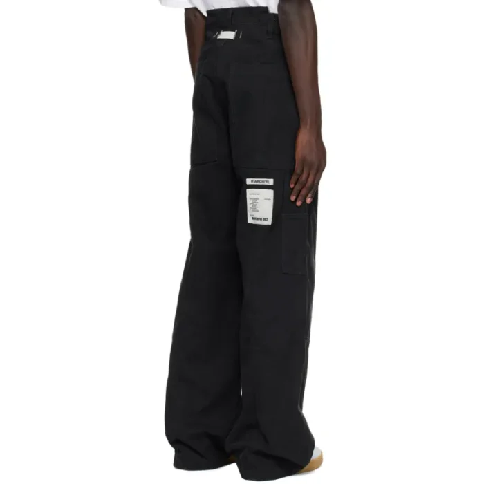 Black B1ARCHIVE Paneled Trousers Back