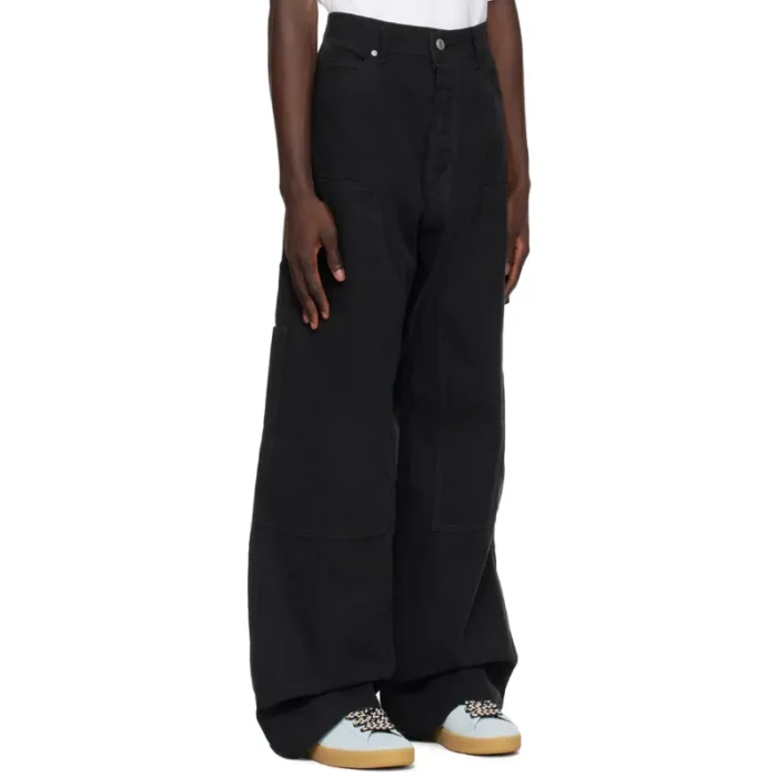 Black B1ARCHIVE Paneled Trousers Side