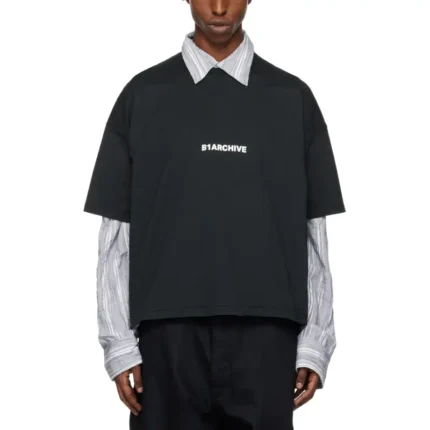 Black B1ARCHIVE Printed-Logo T-shirt