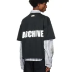 Black B1ARCHIVE Printed-Logo T-shirt Back