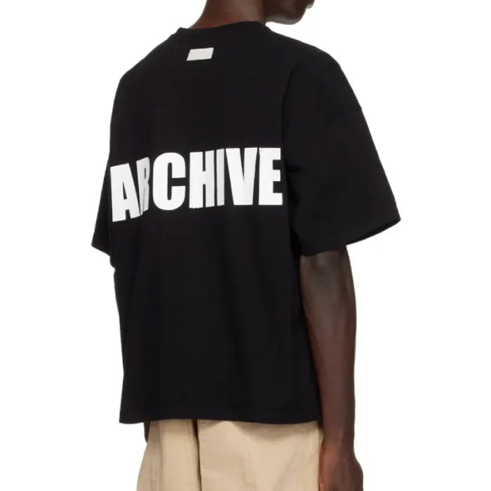 Black B1ARCHIVE Printed T-Shirt Back