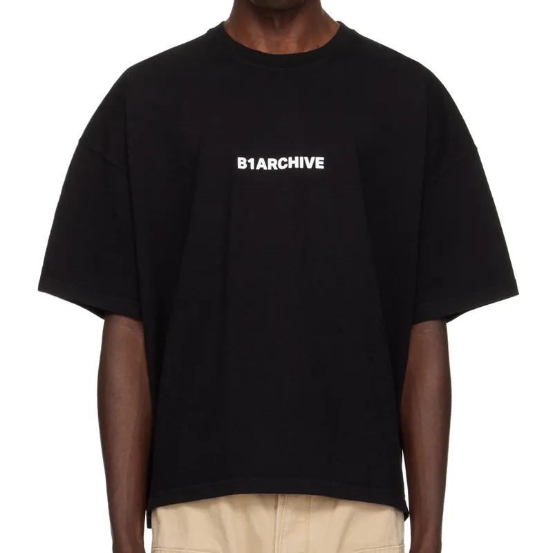 Black B1ARCHIVE Logo Printed T-Shirt