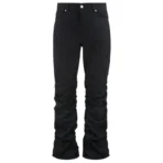 Black B1ARCHIVE Rouched-Detail Jeans
