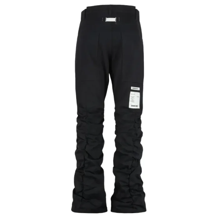 Black B1ARCHIVE Rouched-Detail Jeans Back