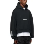 Black B1ARCHIVE Short Hoodie Side