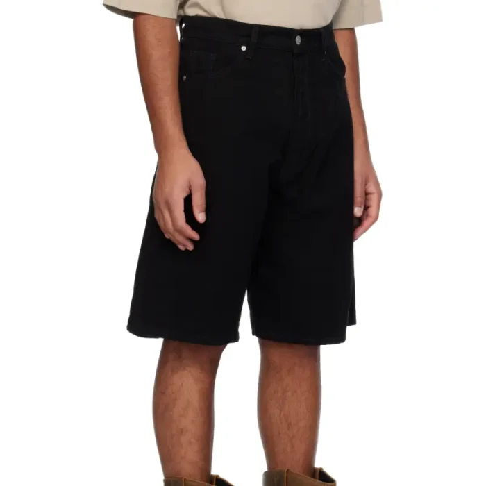 Black B1ARCHIVE Skater Denim Shorts Side