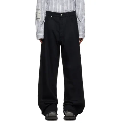 Black B1ARCHIVE Wide Leg Jeans