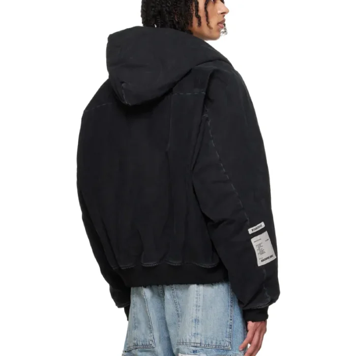Black B1ARCHIVE Zip-Up Jacket Back