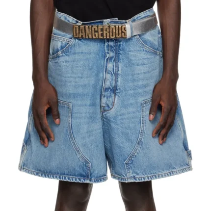 Blue B1ARCHIVE Carpenter Denim Shorts