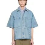 Blue B1ARCHIVE Faded Denim Shirt