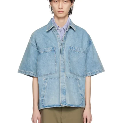 Blue B1ARCHIVE Faded Denim Shirt