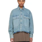 Blue B1ARCHIVE Flap Pocket Denim Shirt