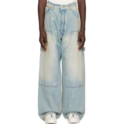 Blue B1ARCHIVE Paneled Denim Jeans