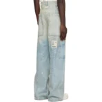 Blue B1ARCHIVE Paneled Denim Jeans Back