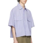 Blue B1ARCHIVE Striped Shirt Side
