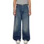 Blue B1ARCHIVE Wide Leg Denim Jeans