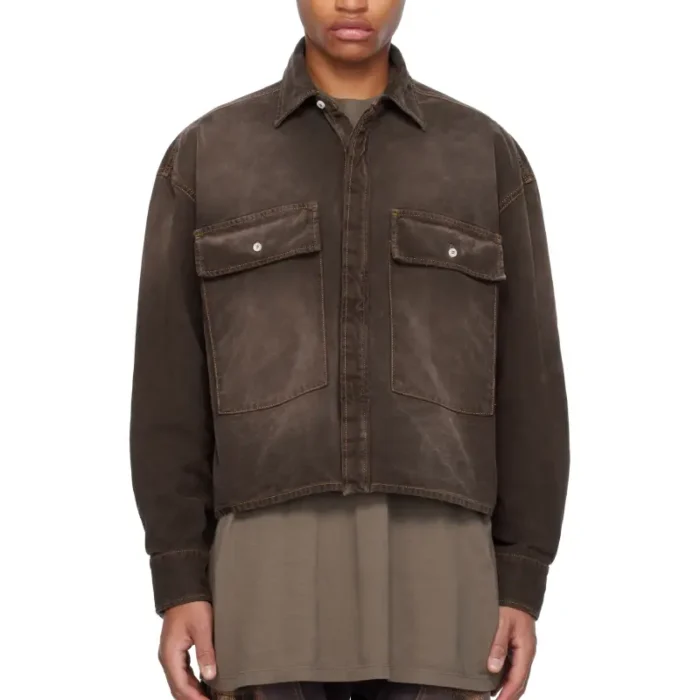 Flap Pocket Denim Shirt - Image 4