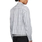 Gray B1ARCHIVE Single Pocket Shirt Back