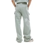 Green B1ARCHIVE Wide Leg Sweatpants Back