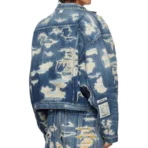 Indigo B1ARCHIVE Trucker Denim Jacket Back