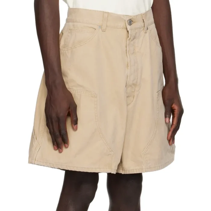 Khaki B1ARCHIVE Carpenter Shorts Side