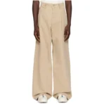 Khaki B1ARCHIVE Wide Leg 5 Pocket Denim Jeans