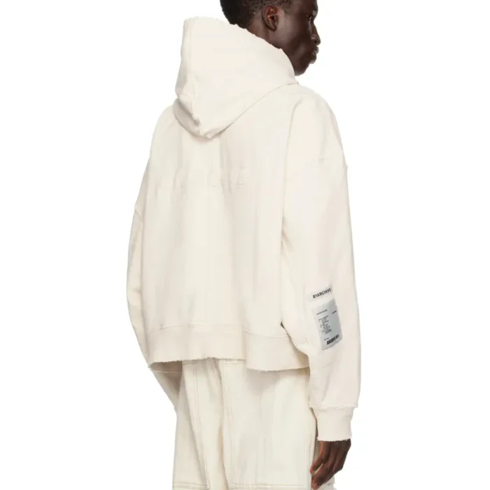 Off-White B1ARCHIVE Logo Oversized Hoodie Back